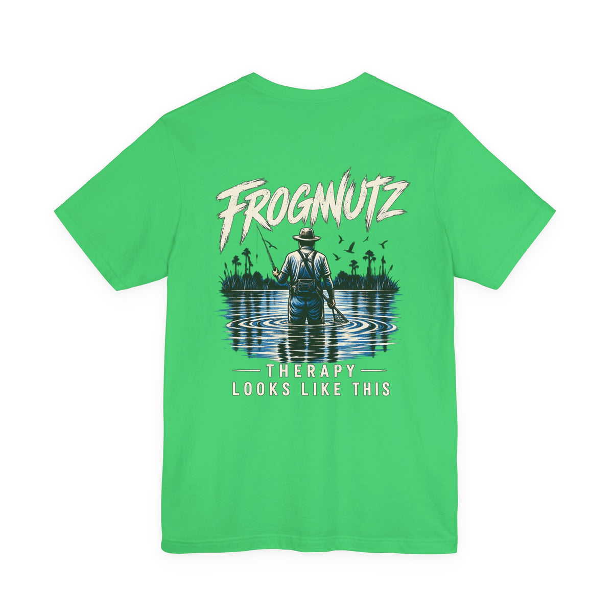 Frognutz Therapy Looks Like This | Front Logo and Back Graphic Tee