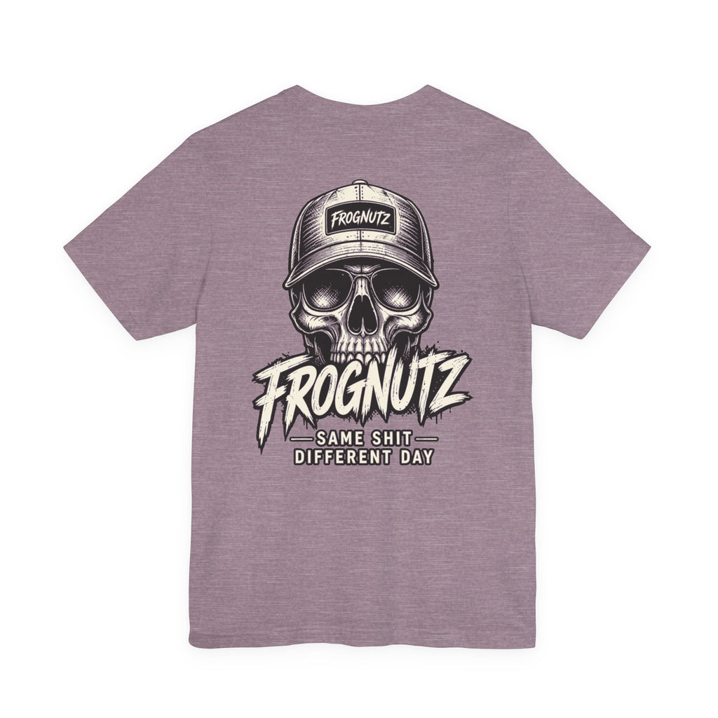 Frognutz Same Shit Different Day | Front Logo and Back Graphic Tee