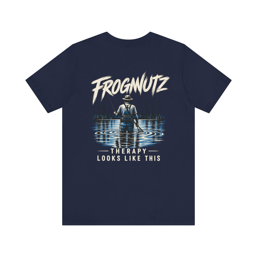 Frognutz Therapy Looks Like This | Front Logo and Back Graphic Tee