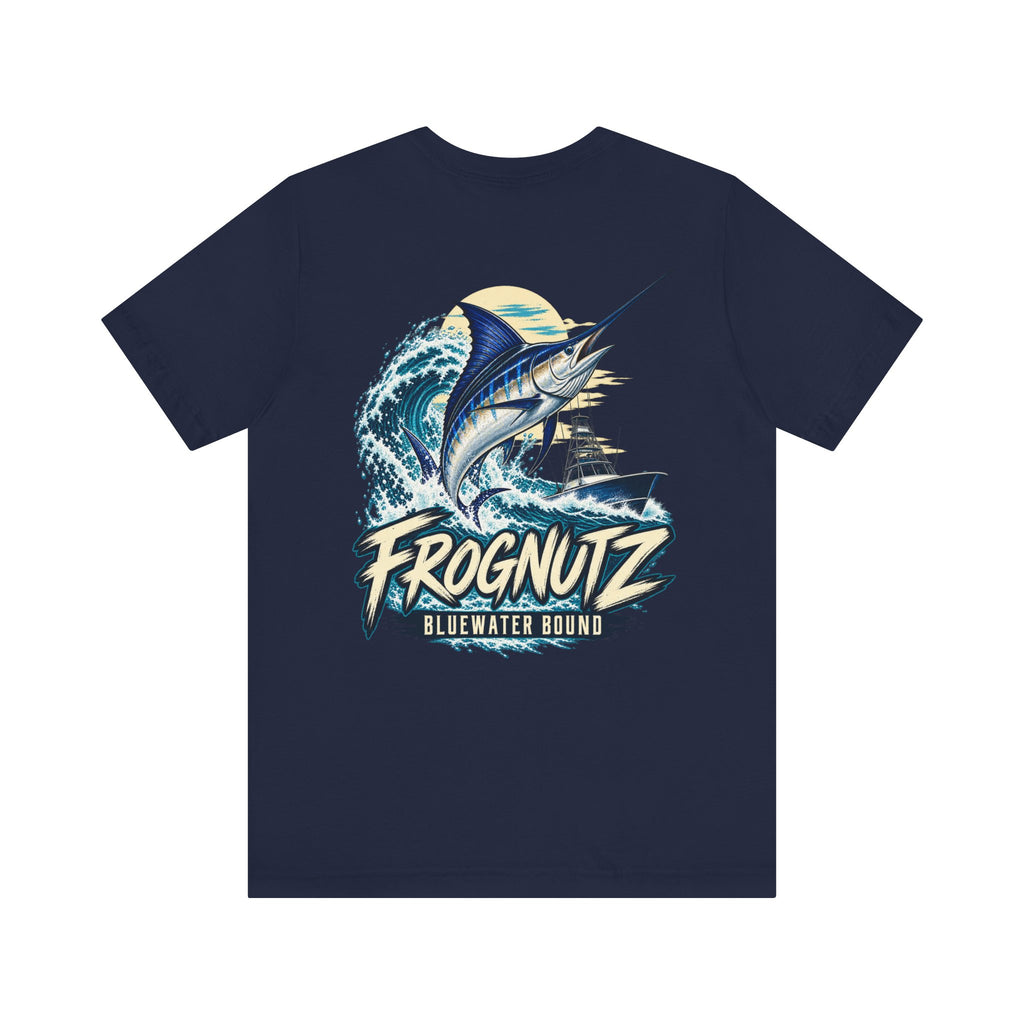 Frognutz Bluewater Bound | Front Logo and Back Graphic Tee