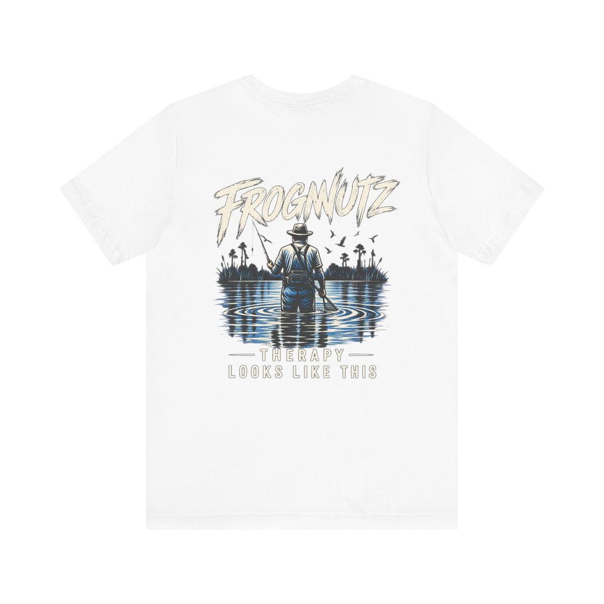Frognutz Therapy Looks Like This | Front Logo and Back Graphic Tee