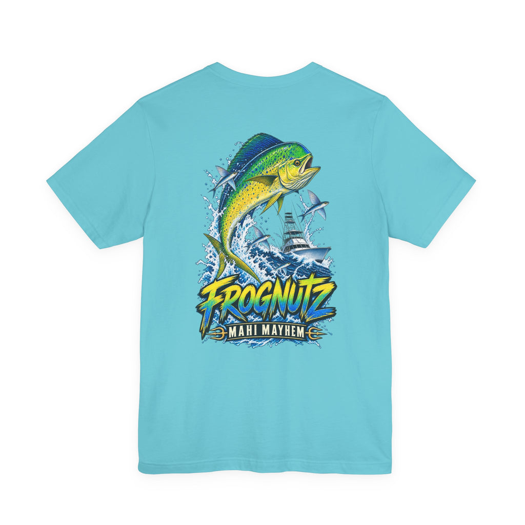 Frognutz Mahi Mayhem | Front Logo and Back Graphic Tee