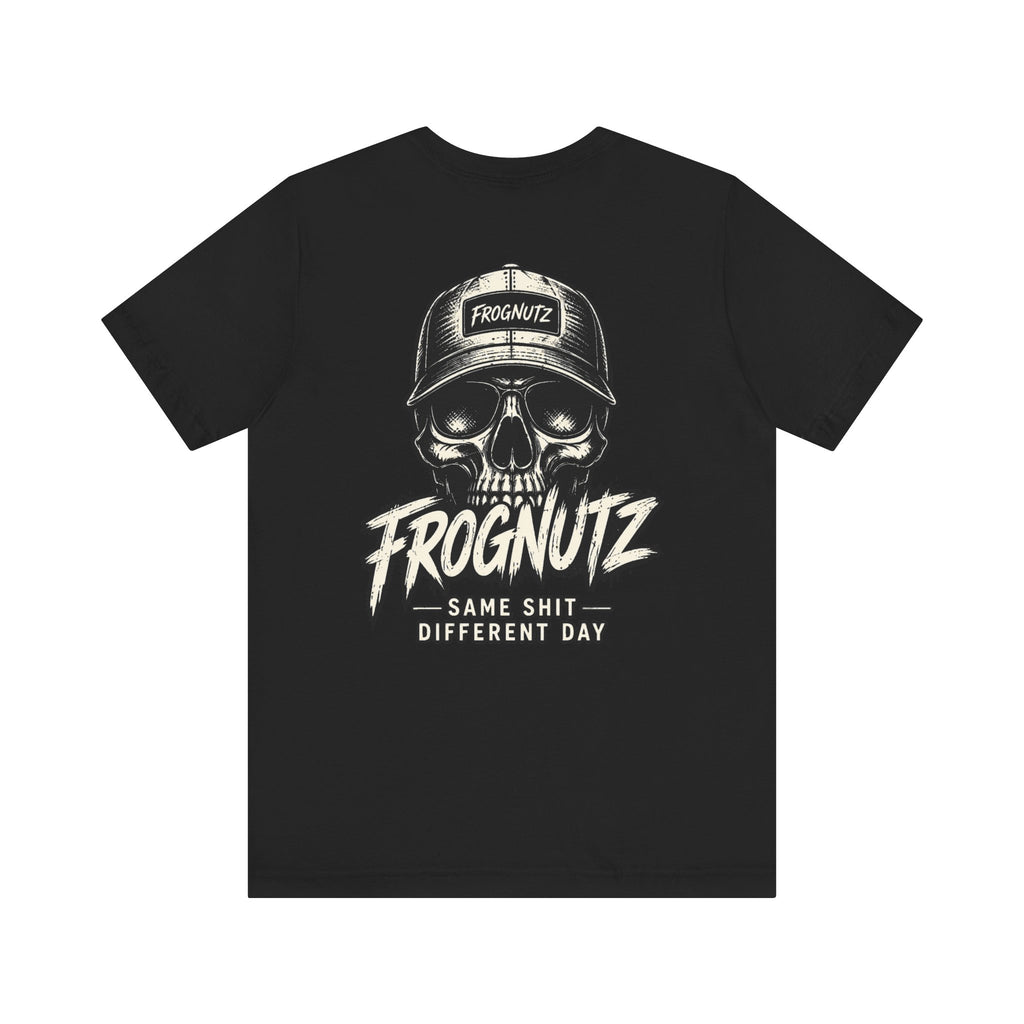 Frognutz Same Shit Different Day | Front Logo and Back Graphic Tee
