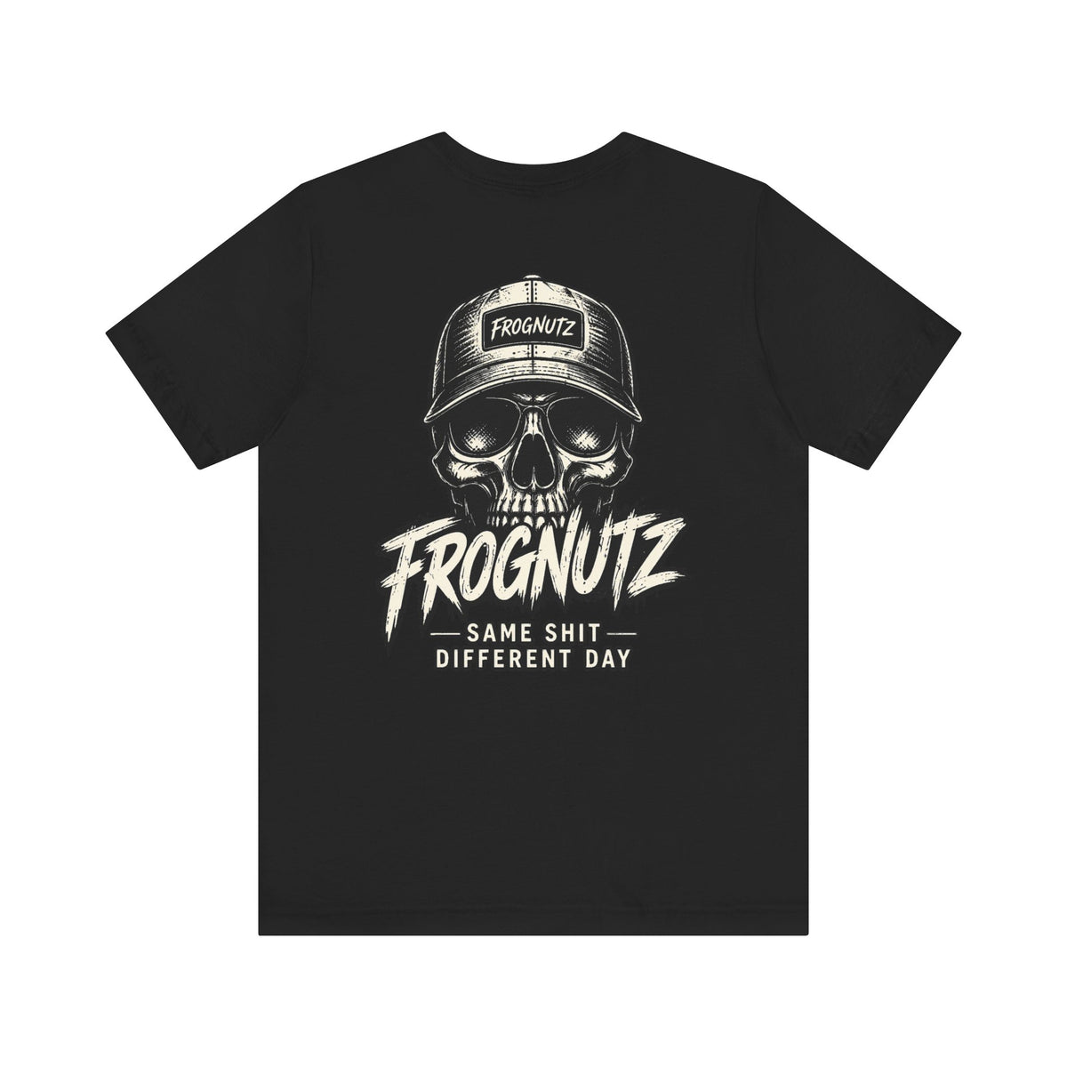 Frognutz Same Shit Different Day | Front Logo and Back Graphic Tee