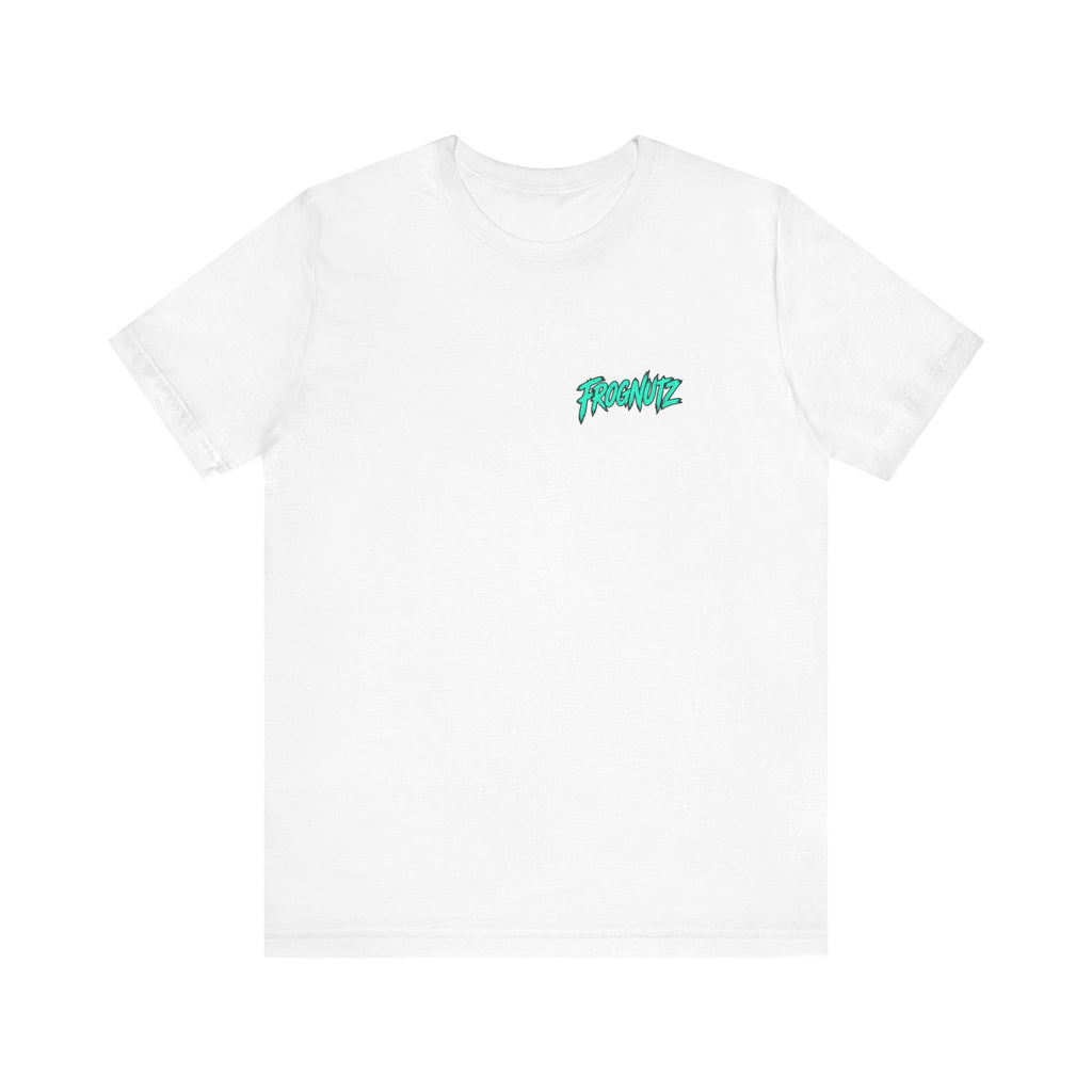 Frognutz Tailing Tides and Good Vibes — Redfish Tee | Front Logo and Back Graphic