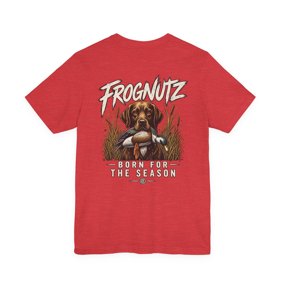 Frognutz Born for the Season | Front Logo and Back Graphic Tee