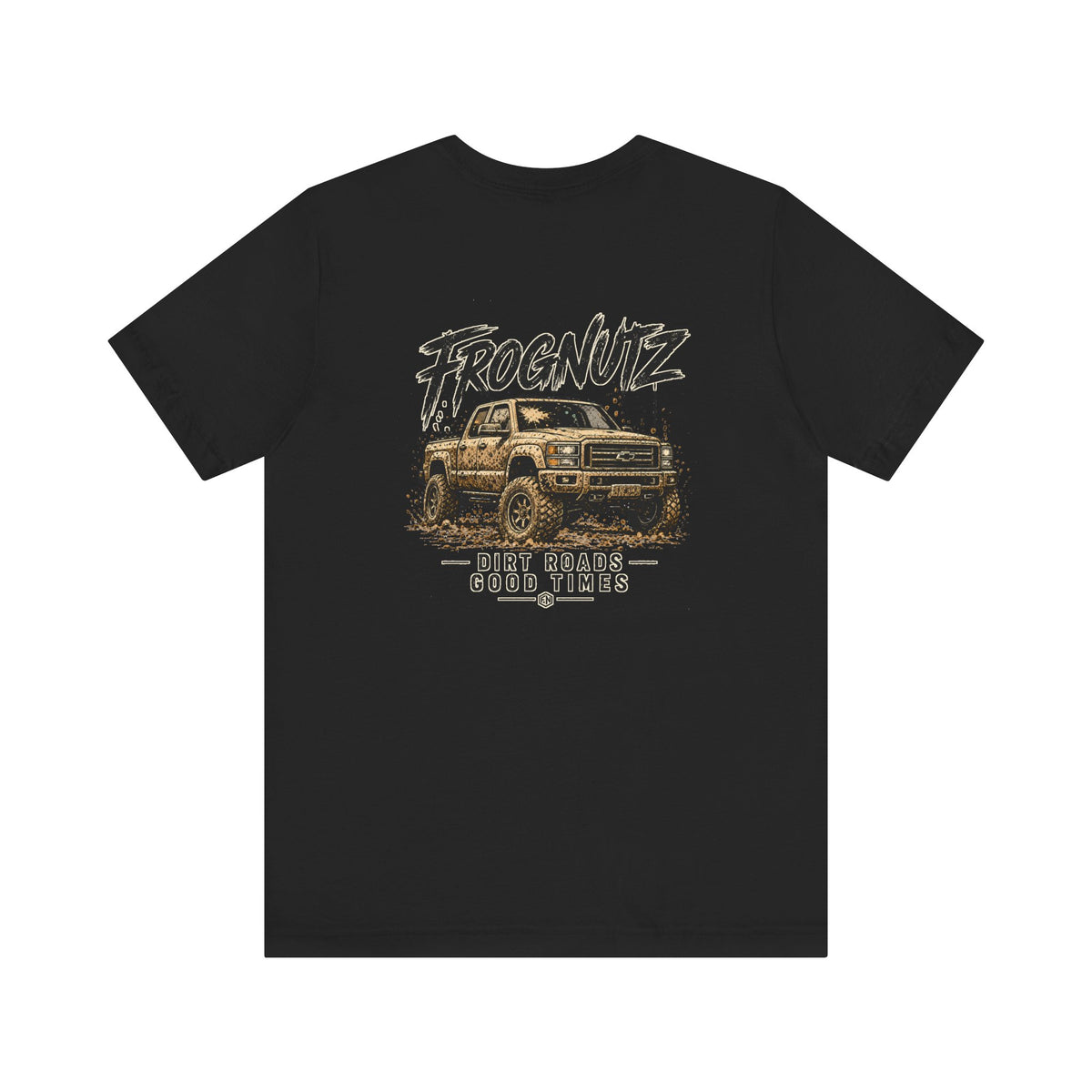 Frognutz Dirt Roads Good Times | Front Logo and Back Graphic Tee