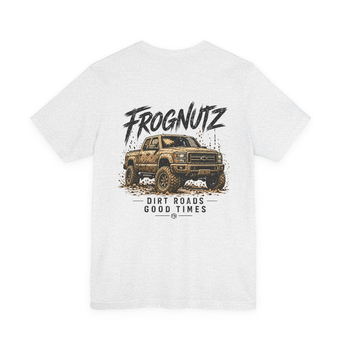 Frognutz Dirt Roads Good Times | Front Logo and Back Graphic Tee
