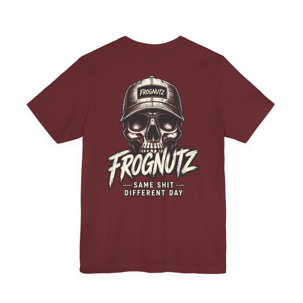 Frognutz Same Shit Different Day | Front Logo and Back Graphic Tee
