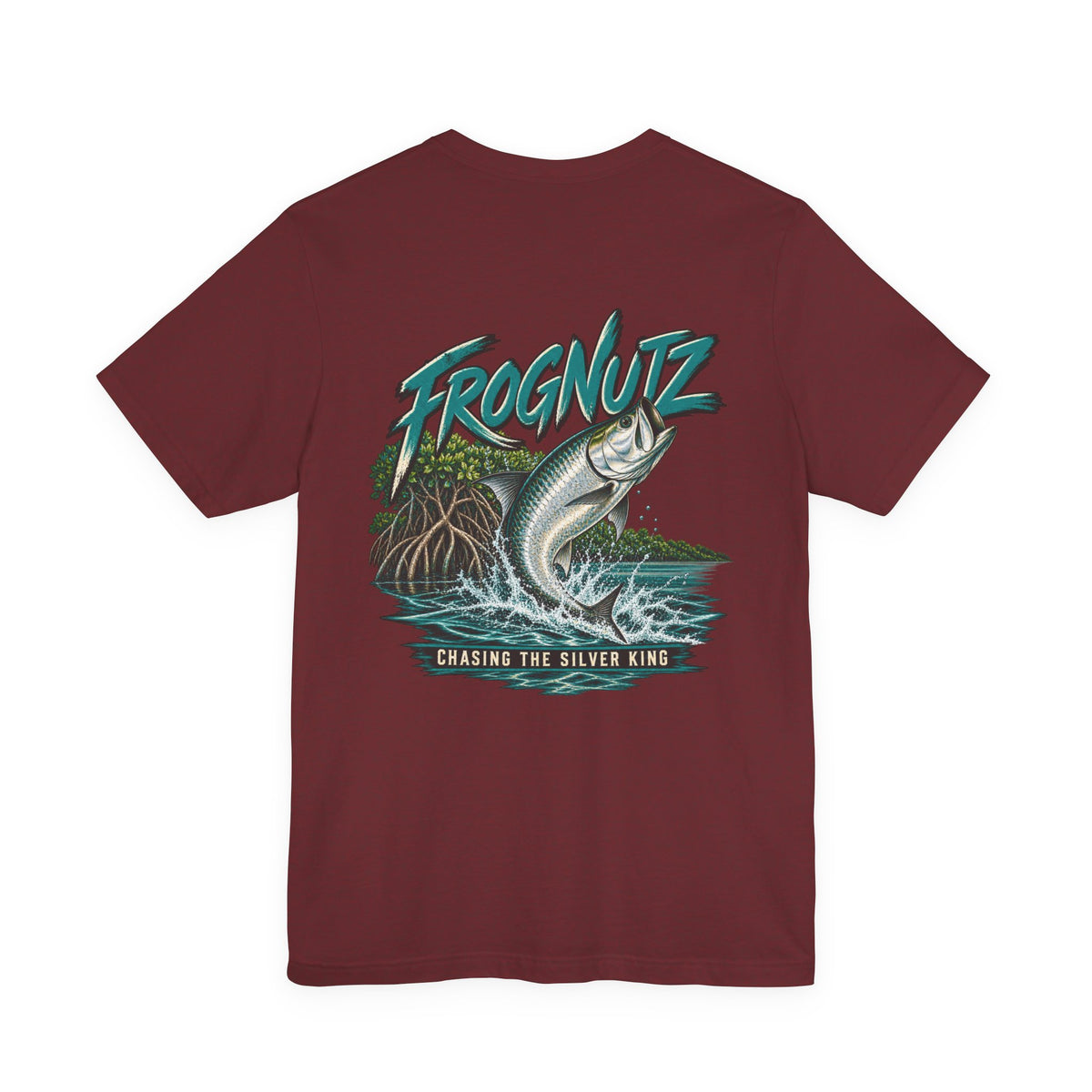 Frognutz Chasing the Silver King — Tarpon Tee | Front Logo & Back Graphic