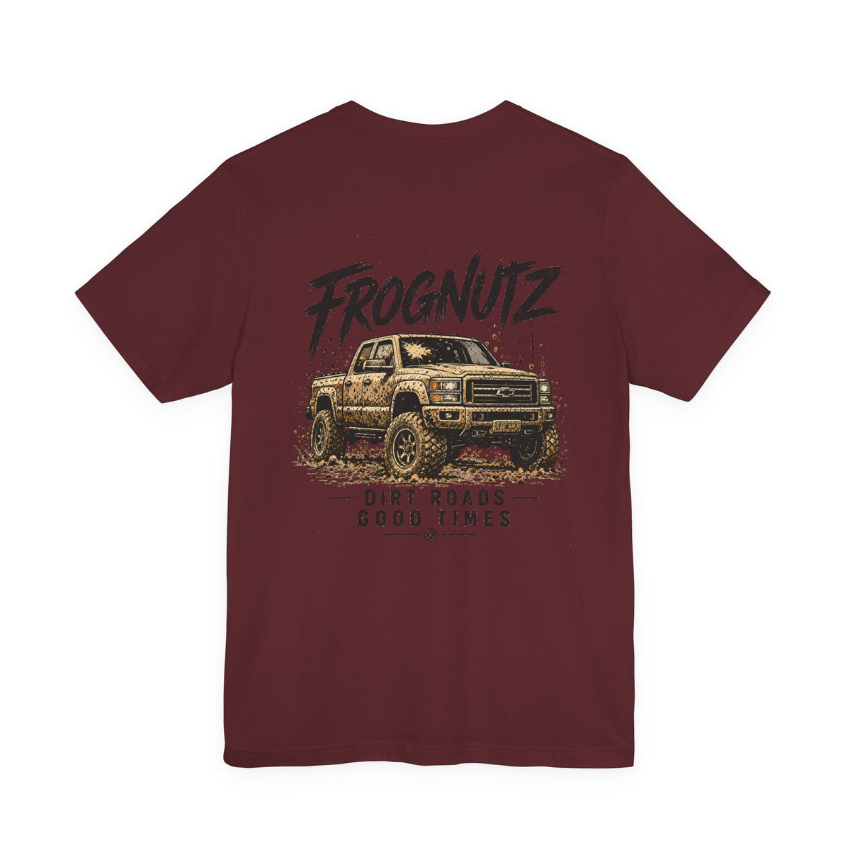 Frognutz Dirt Roads Good Times | Front Logo and Back Graphic Tee