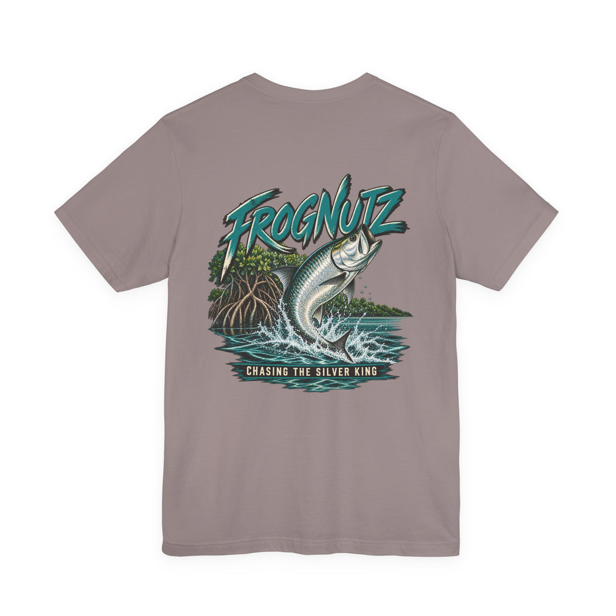 Frognutz Chasing the Silver King — Tarpon Tee | Front Logo & Back Graphic