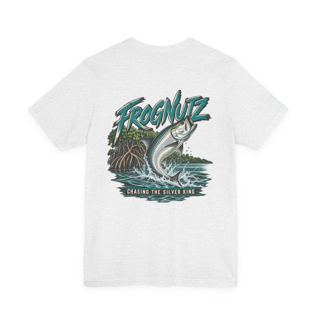Frognutz Chasing the Silver King — Tarpon Tee | Front Logo & Back Graphic