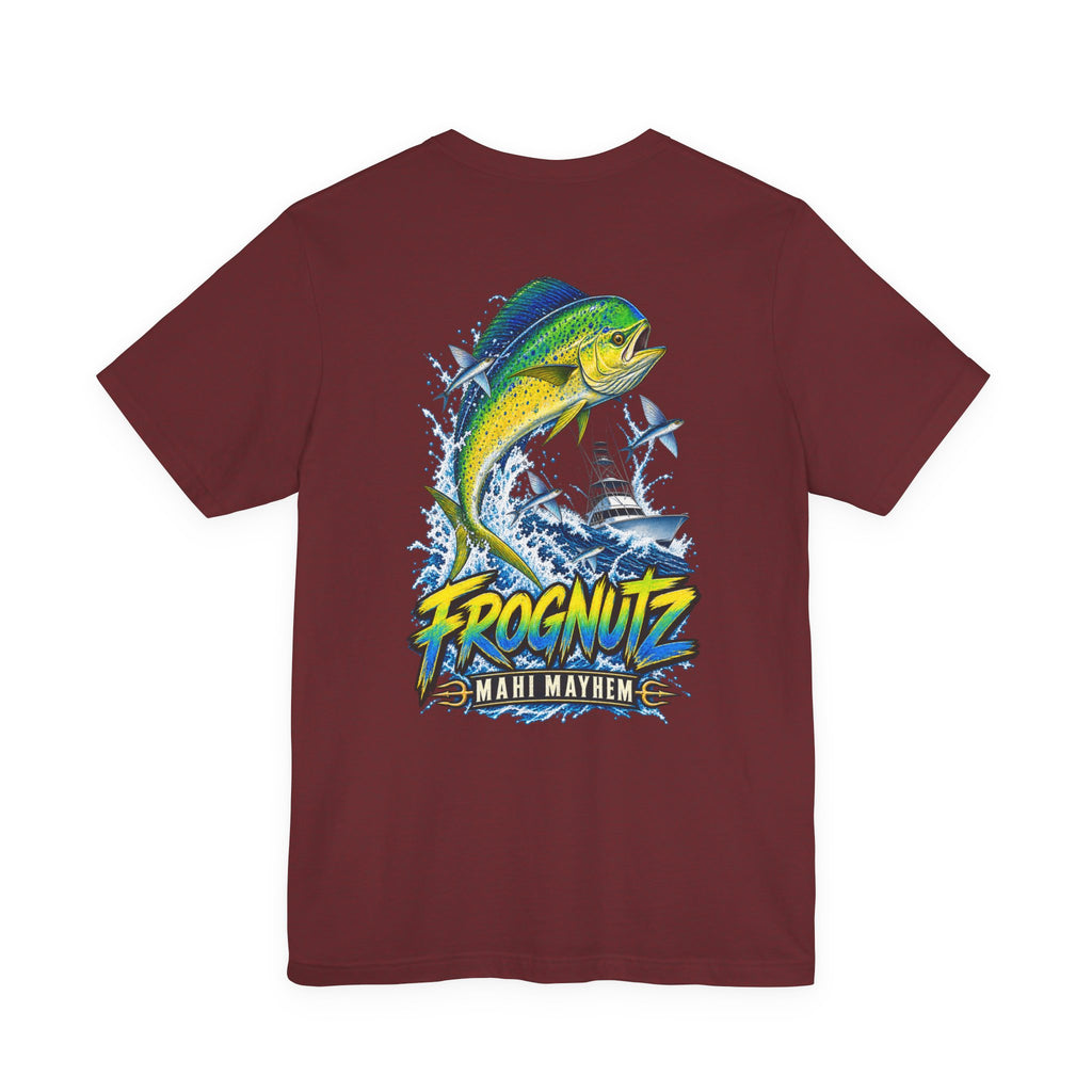 Frognutz Mahi Mayhem | Front Logo and Back Graphic Tee