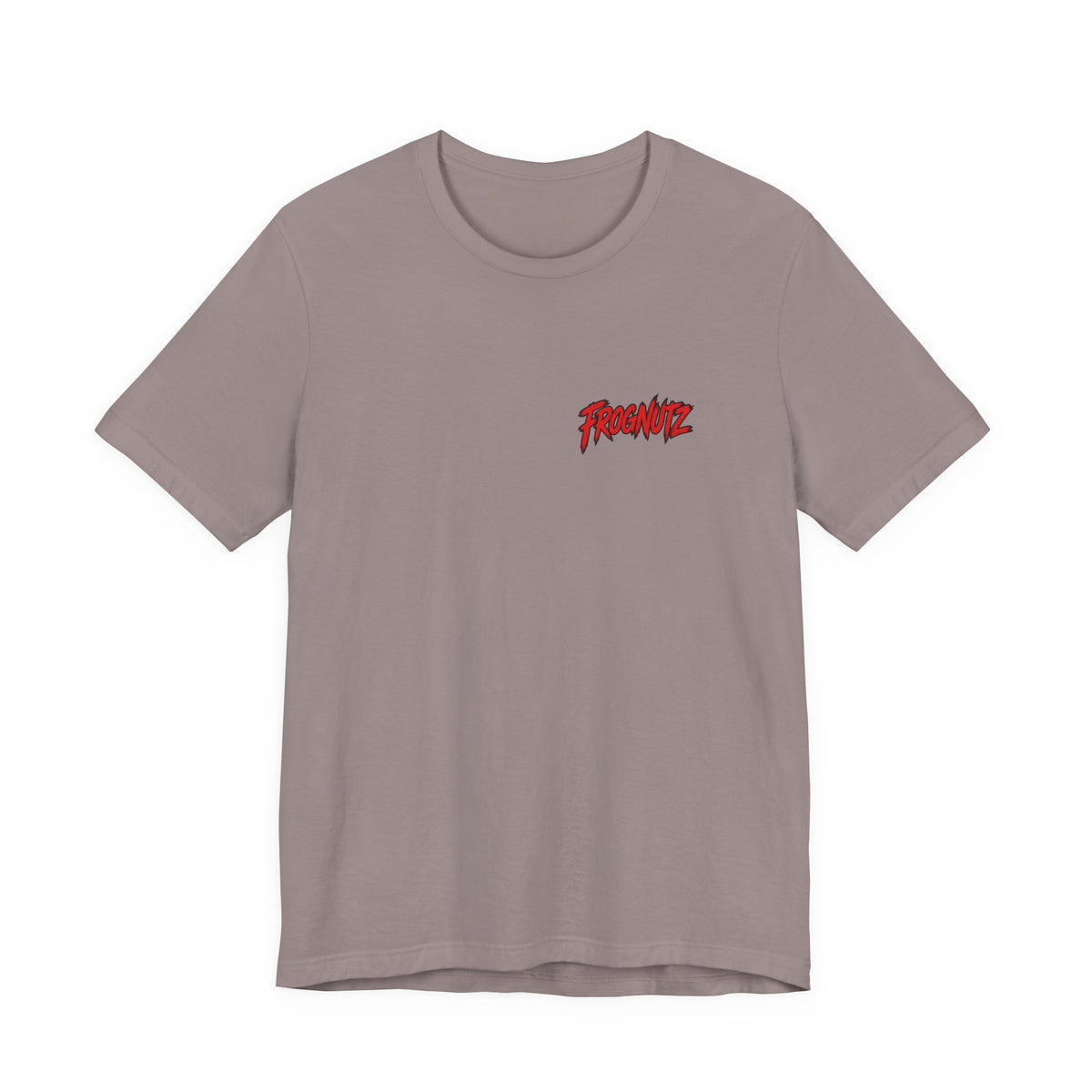Frognutz Red White and Reel | Front Logo and Back Graphic Tee