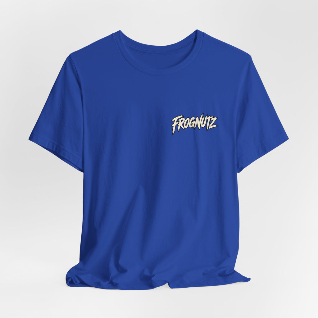 Frognutz Cold Beer Warm Friends Great Stories | Front Logo and Back Graphic Tee