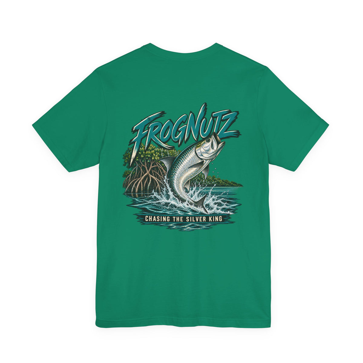 Frognutz Chasing the Silver King — Tarpon Tee | Front Logo & Back Graphic