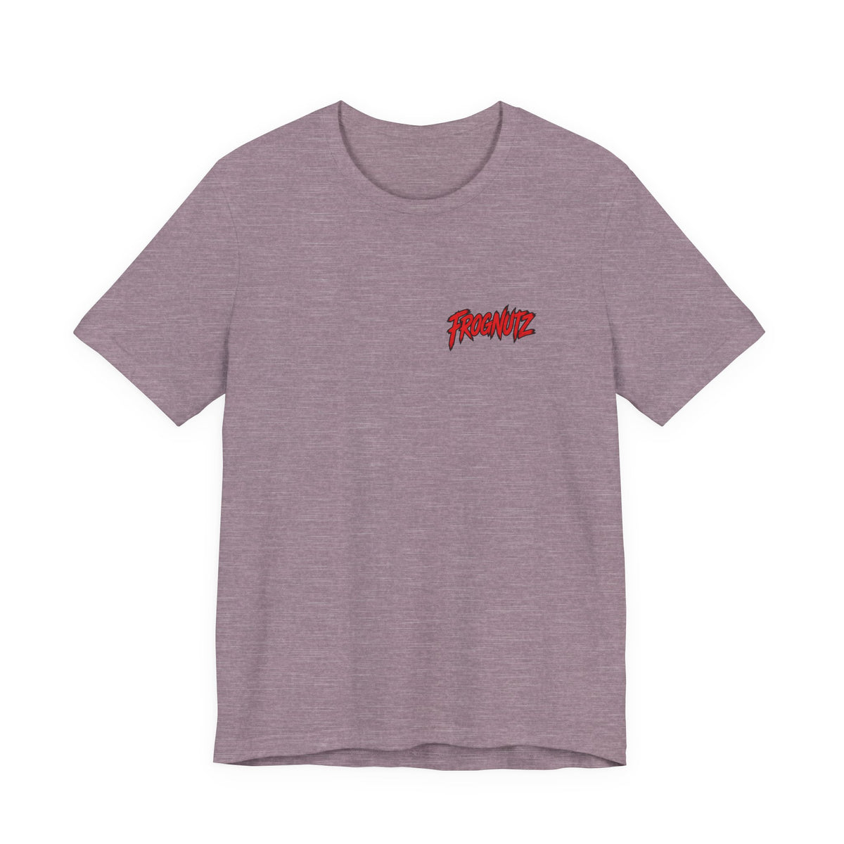 Frognutz Red White and Reel | Front Logo and Back Graphic Tee