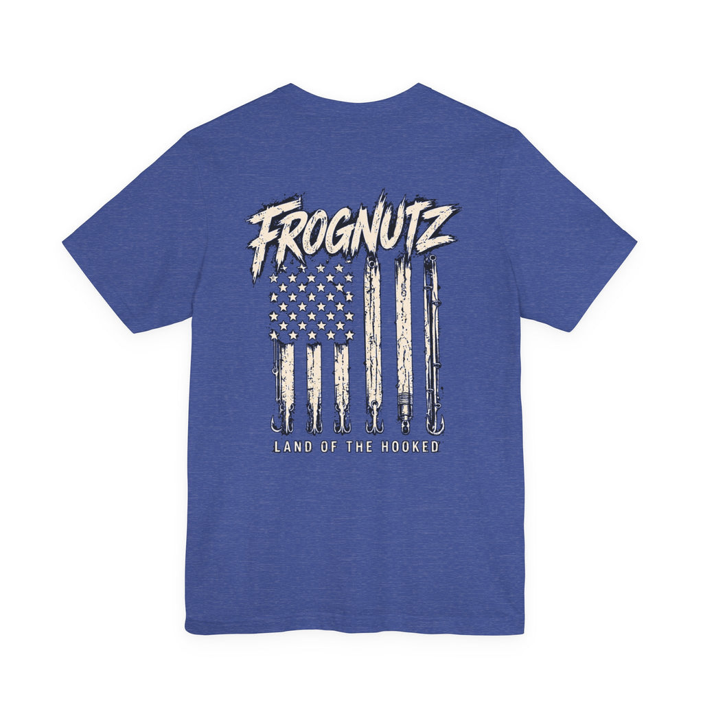 Frognutz Land of the Hooked | Front Logo and Back Graphic Tee