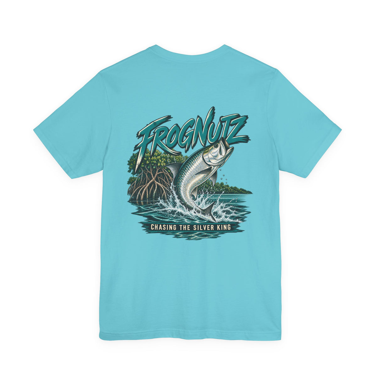 Frognutz Chasing the Silver King — Tarpon Tee | Front Logo & Back Graphic