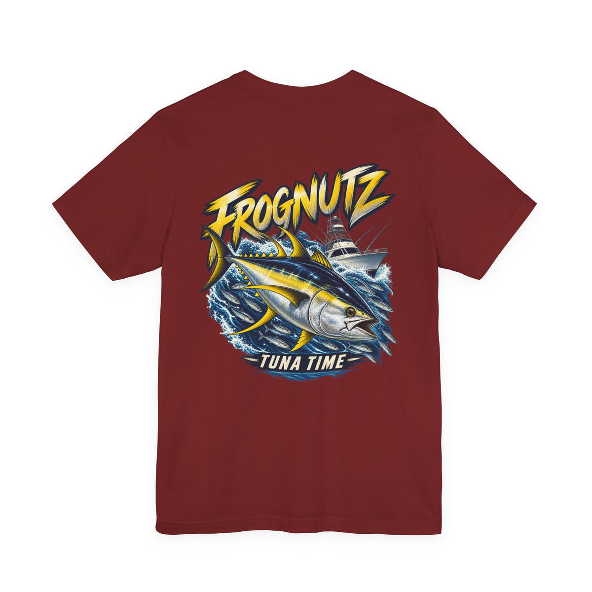 Frognutz Tuna Time | Front Logo and Back Graphic Tee