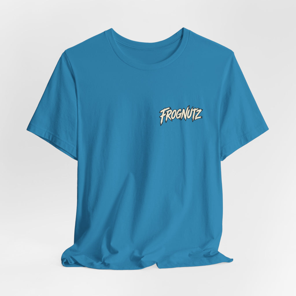 Frognutz Cold Beer Warm Friends Great Stories | Front Logo and Back Graphic Tee