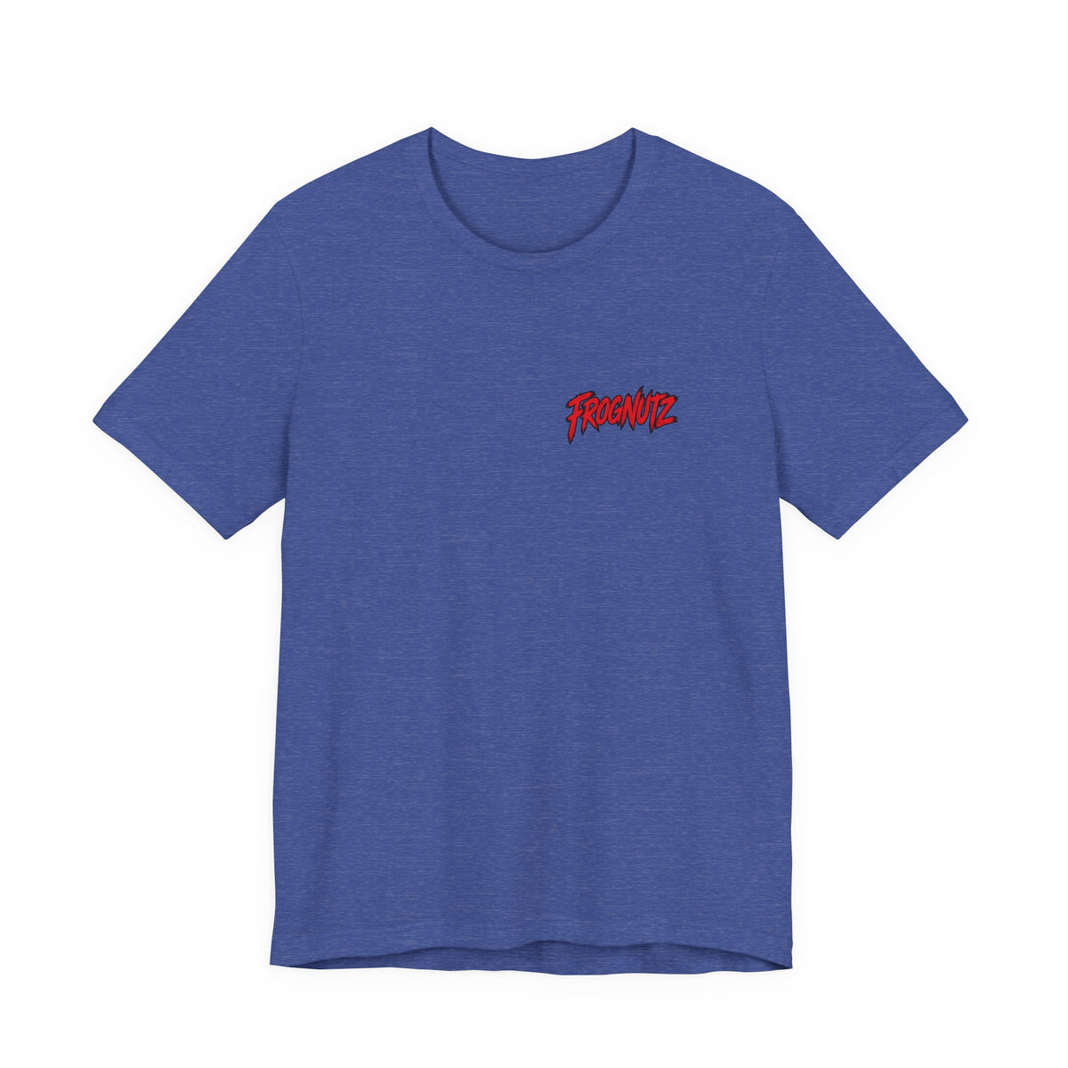 Frognutz Red White and Reel | Front Logo and Back Graphic Tee