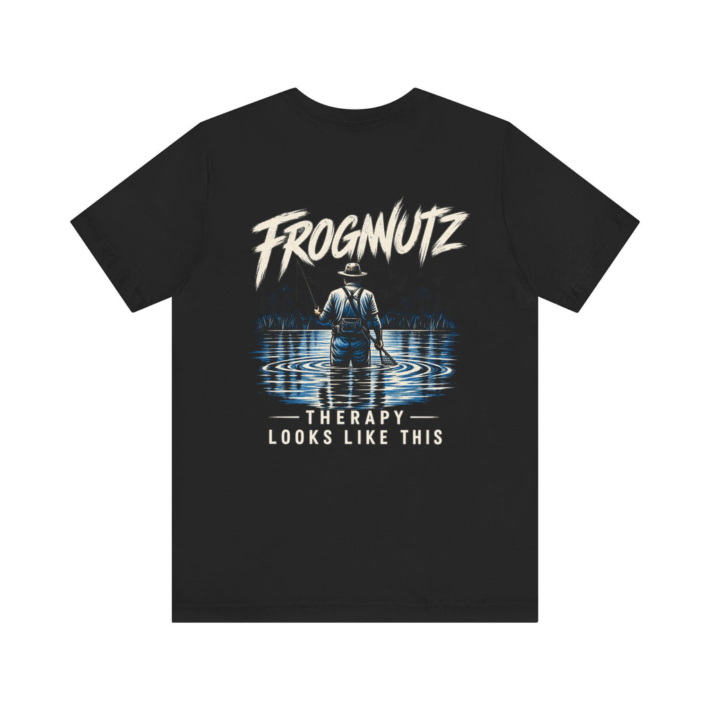 Frognutz Therapy Looks Like This | Front Logo and Back Graphic Tee
