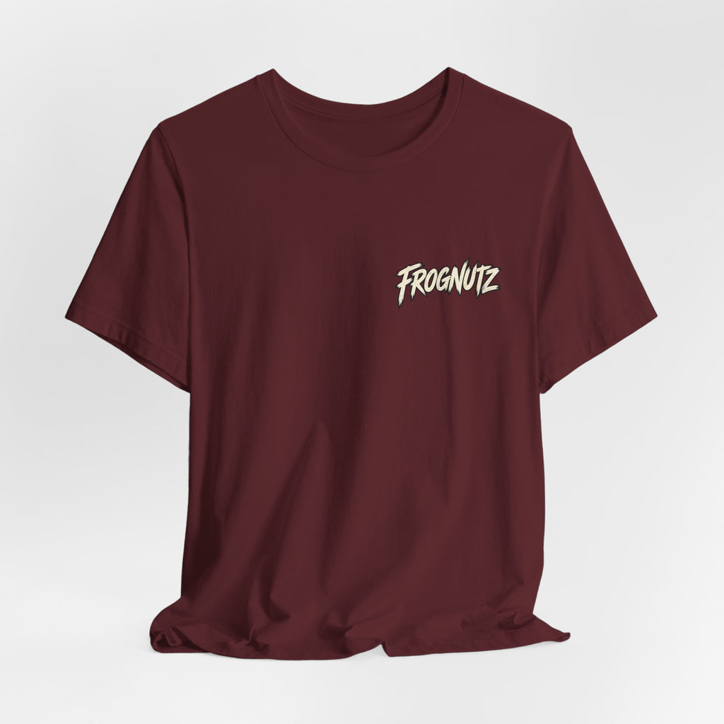 Frognutz Fish Beer Friends Bad Decisions | Front Logo and Back Graphic Tee