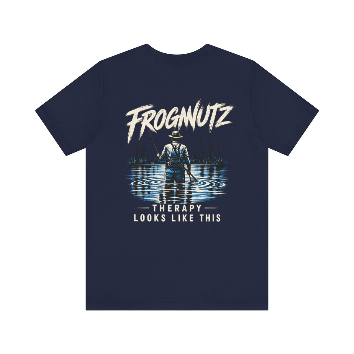 Frognutz Therapy Looks Like This | Front Logo and Back Graphic Tee