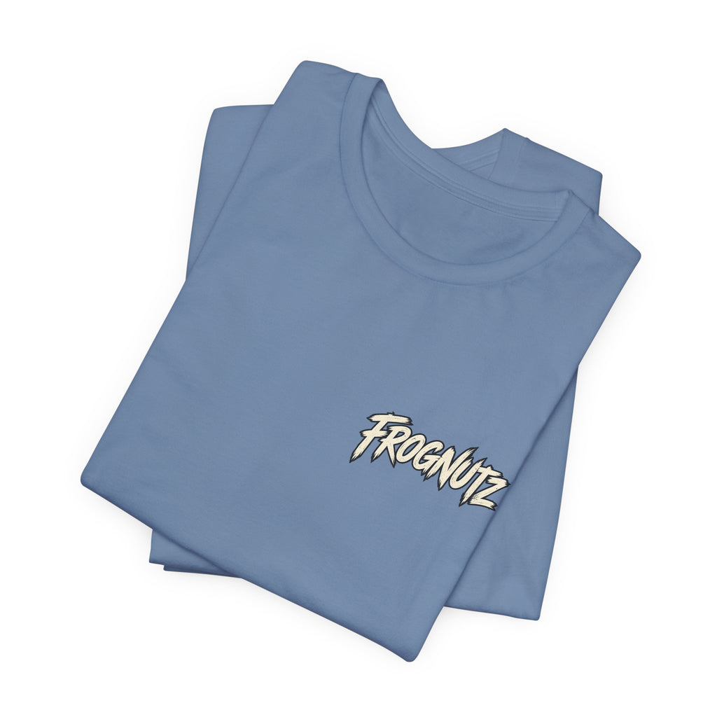 Frognutz Cold Beer Warm Friends Great Stories | Front Logo and Back Graphic Tee