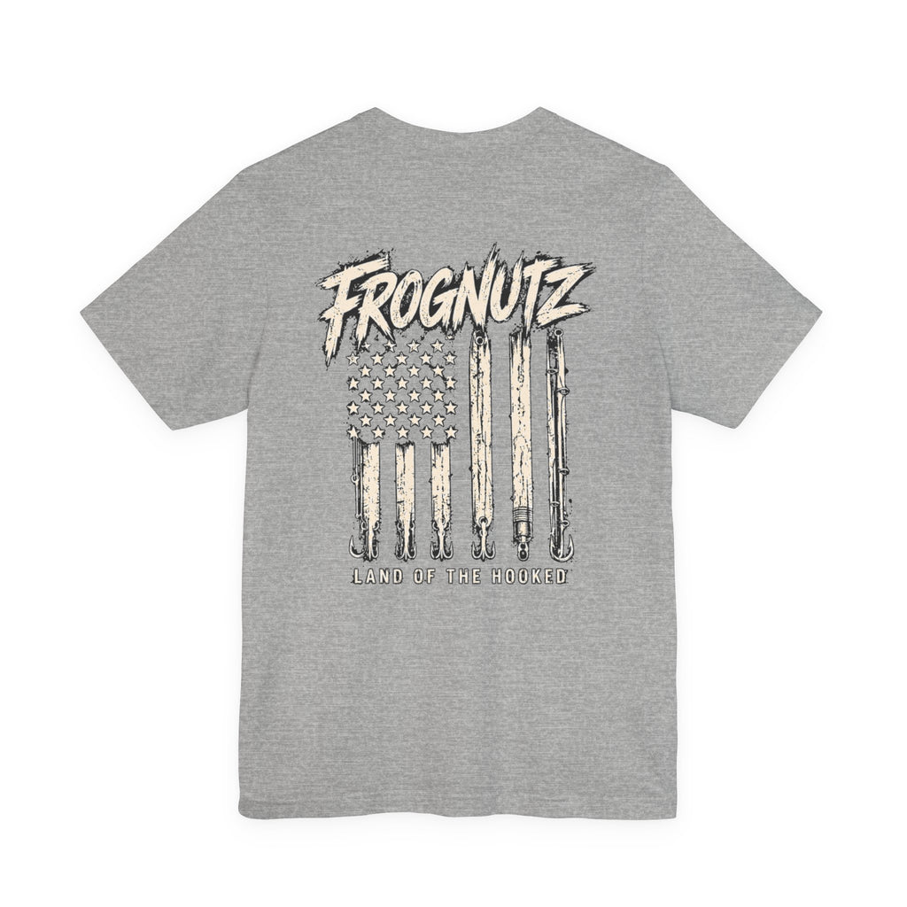 Frognutz Land of the Hooked | Front Logo and Back Graphic Tee