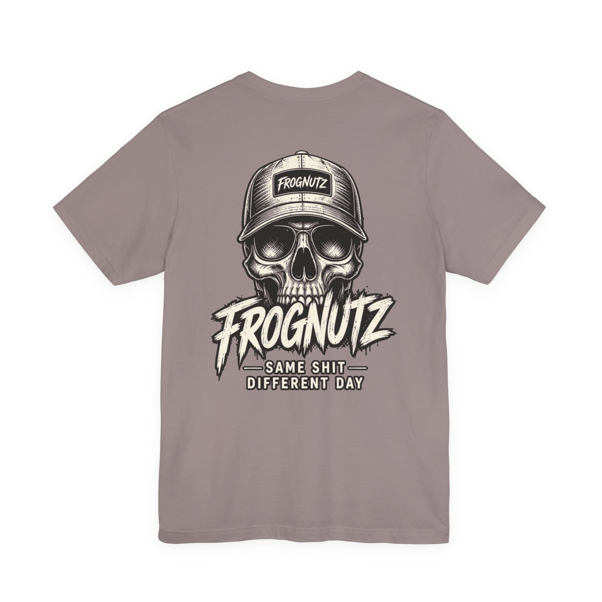 Frognutz Same Shit Different Day | Front Logo and Back Graphic Tee