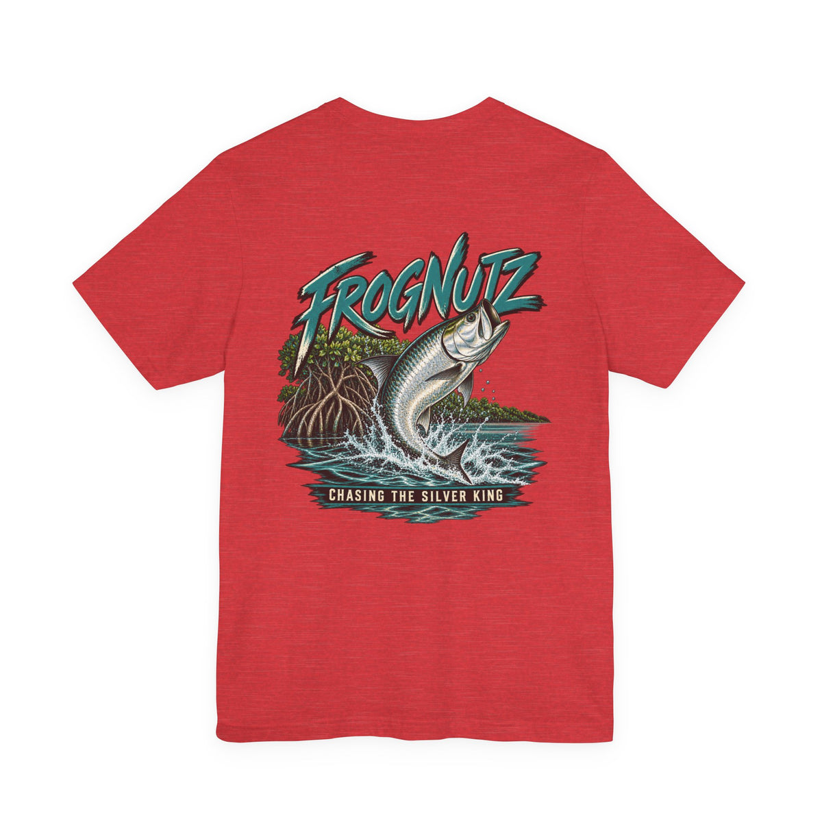 Frognutz Chasing the Silver King — Tarpon Tee | Front Logo & Back Graphic