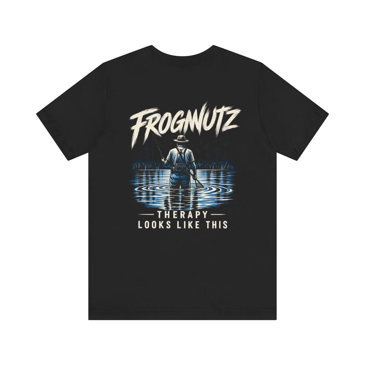 Frognutz Therapy Looks Like This | Front Logo and Back Graphic Tee