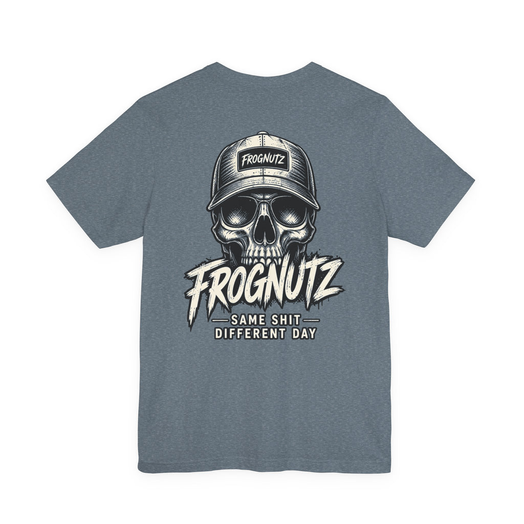 Frognutz Same Shit Different Day | Front Logo and Back Graphic Tee