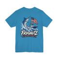 Frognutz Stars Stripes and Saltwater | Front Logo and Back Graphic Tee