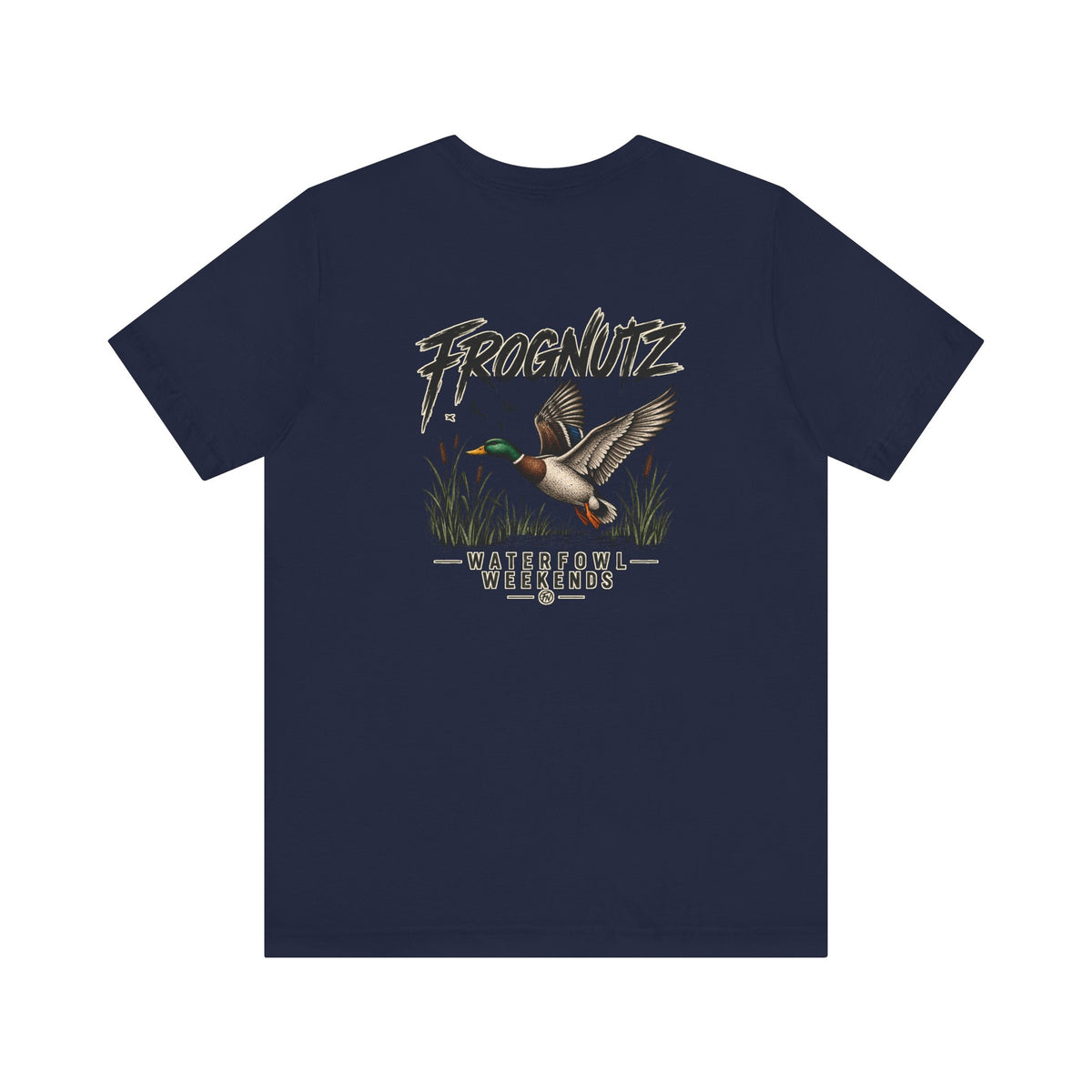 Frognutz Waterfowl Weekends | Front Logo and Back Graphic Tee