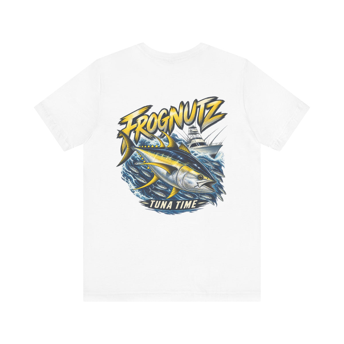 Frognutz Tuna Time | Front Logo and Back Graphic Tee