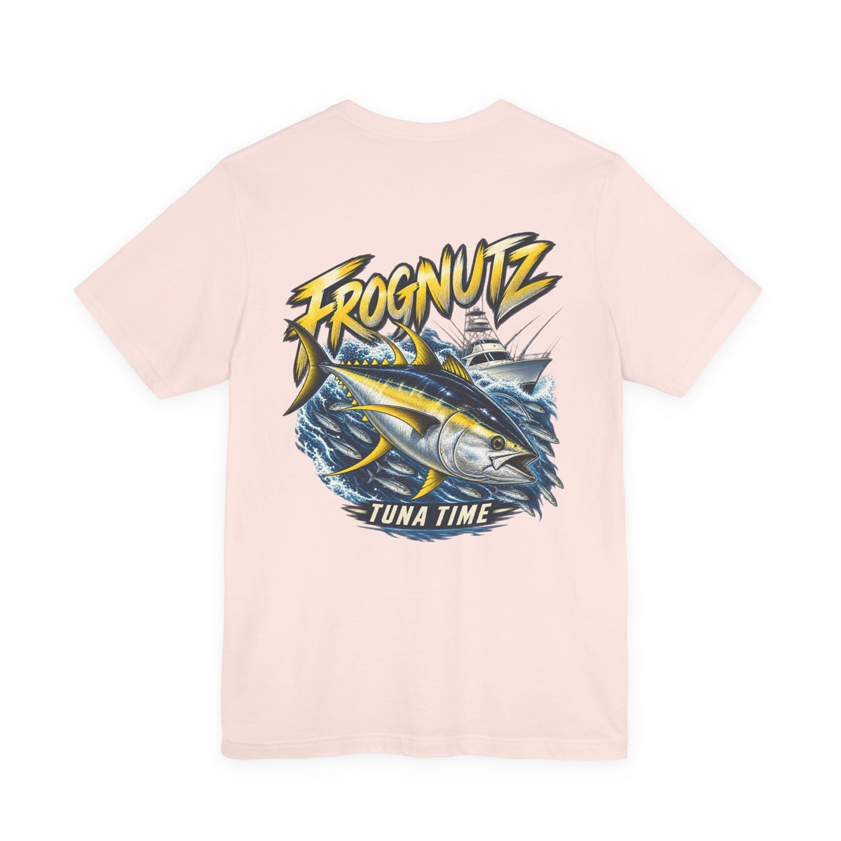 Frognutz Tuna Time | Front Logo and Back Graphic Tee