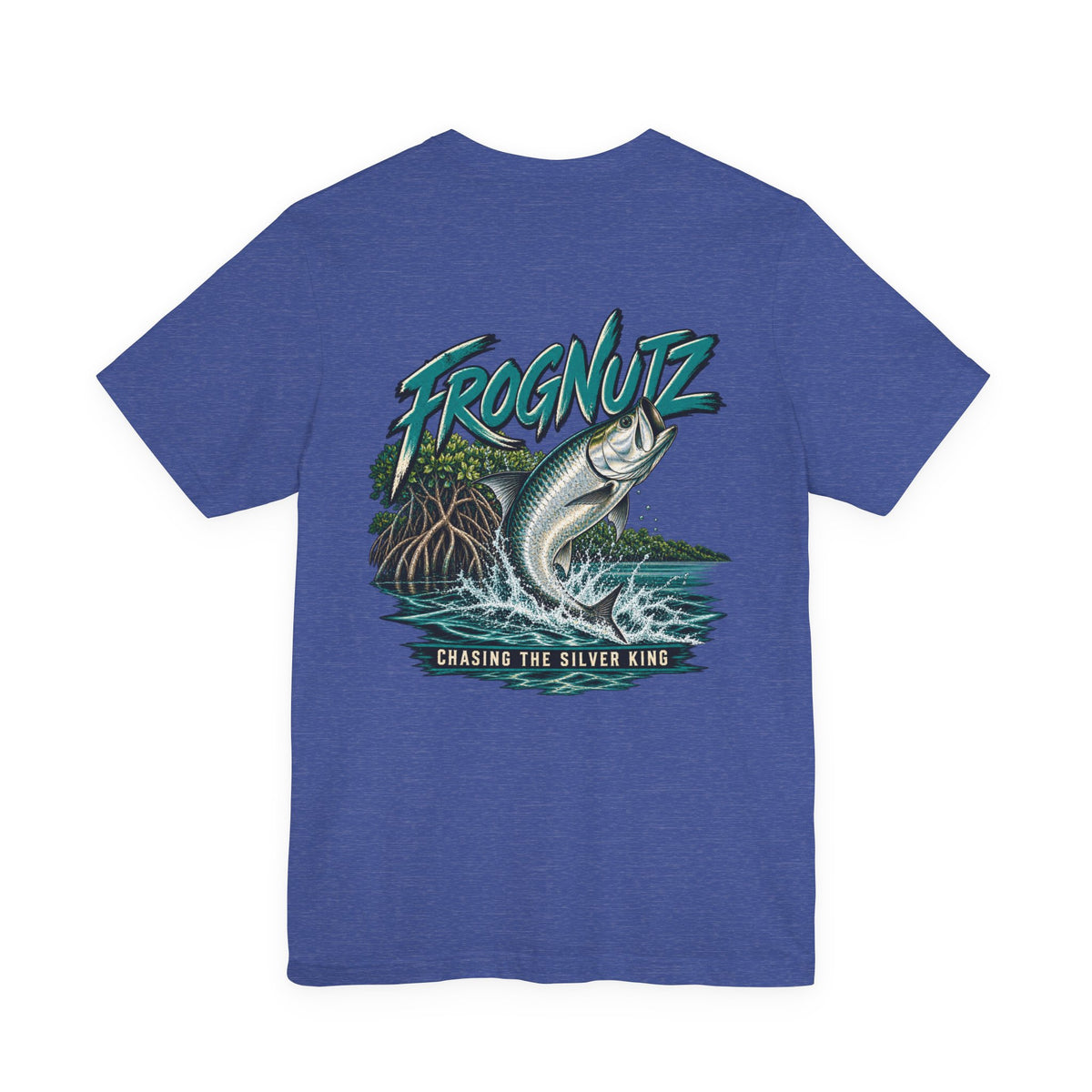 Frognutz Chasing the Silver King — Tarpon Tee | Front Logo & Back Graphic