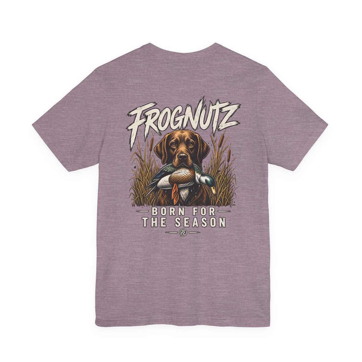 Frognutz Born for the Season | Front Logo and Back Graphic Tee